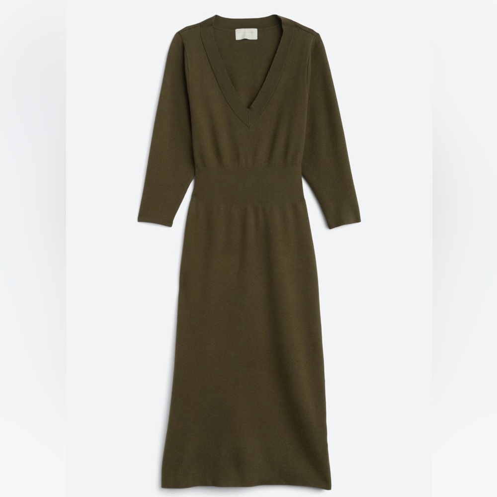 Modern Citizen Olive Long Sleeve Dress